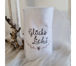 Stickdatei ITH - Mini Lichtbeutel "Glücks Licht"